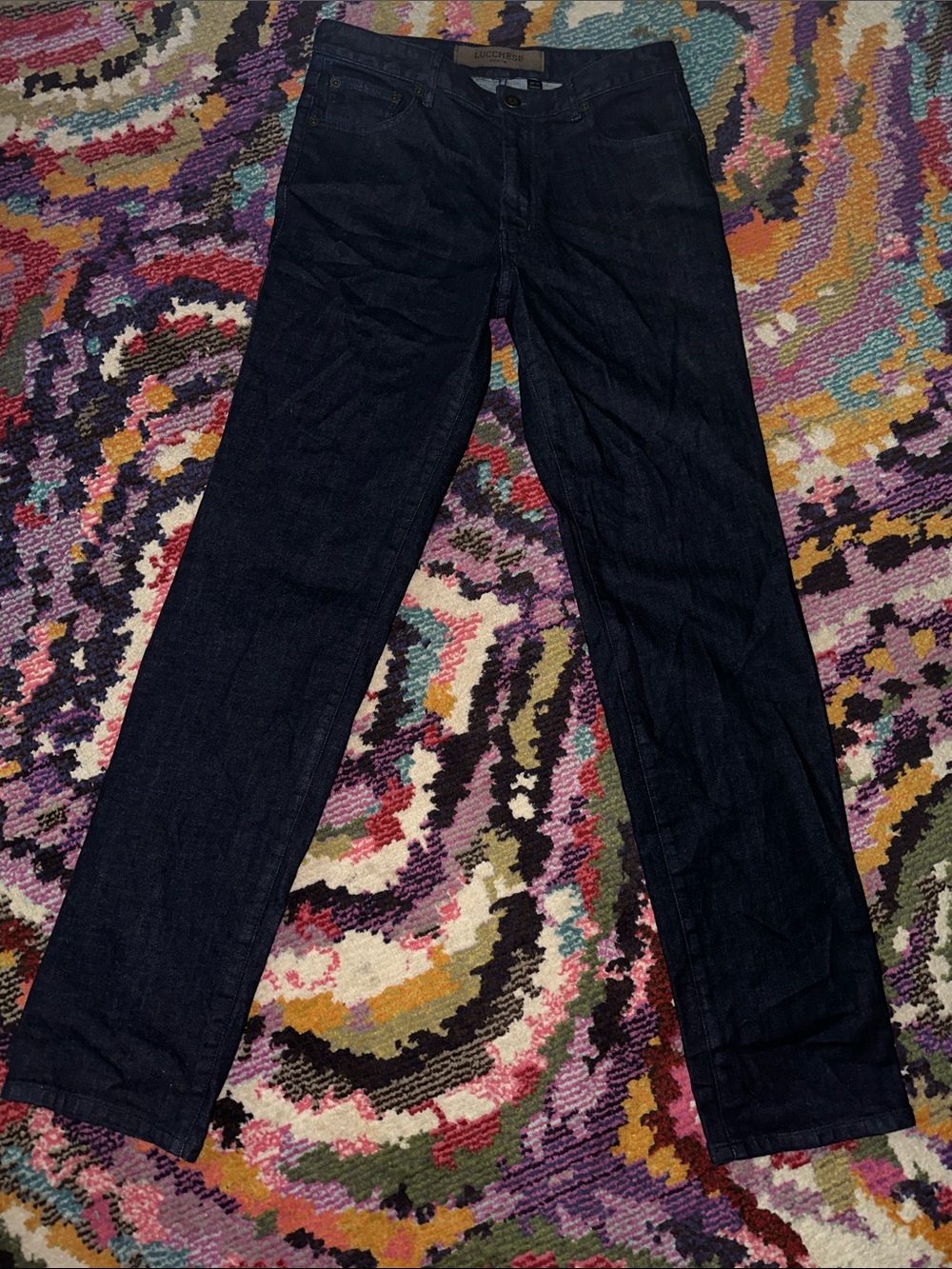 Lucchese Dark Indigo classic Jeans size 30x34